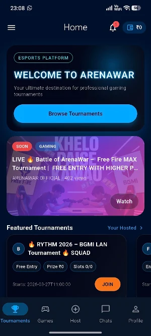 ArenaWar-Esports Screenshot 1