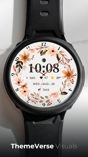 TVV Analog Autumn Watch Face Screenshot 0