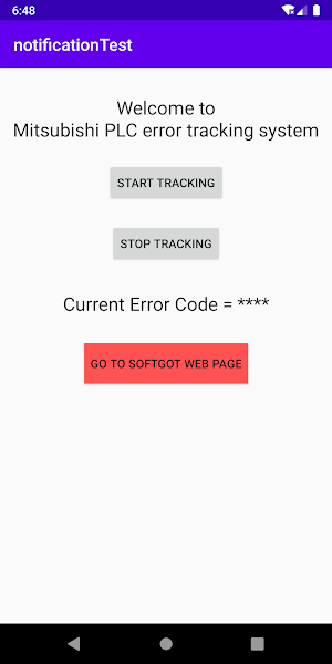 三菱シーケンサエラー監視アプリ Screenshot 1