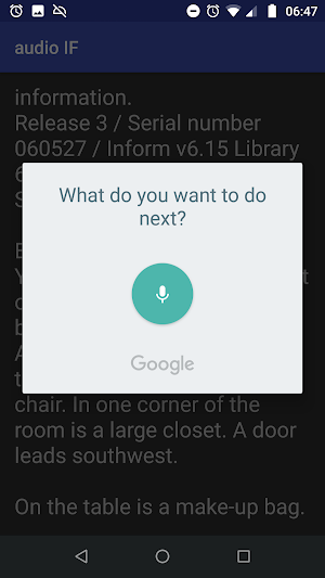 audio IF - Interactive Fiction screenshot 7