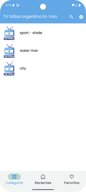 TV fútbol argentino En Vivo Screenshot 2