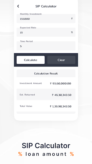 Easy EMI - EMI Loan Calculator Screenshot 3