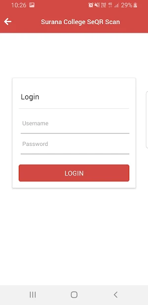 Surana College SeQR Scan Screenshot 2