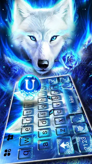 Surreal Wolf Keyboard Theme Screenshot 1