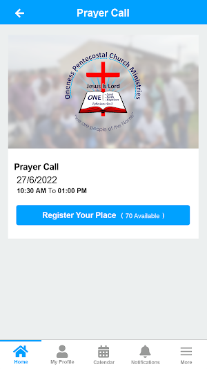 Oneness Pentecostal Church RSA Screenshot 3