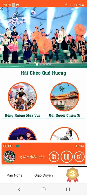 Nghe Nhạc Hát Chèo Quê Hương Screenshot 3