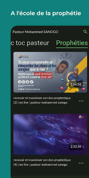 Pasteur Mohammed SANOGO Screenshot 2