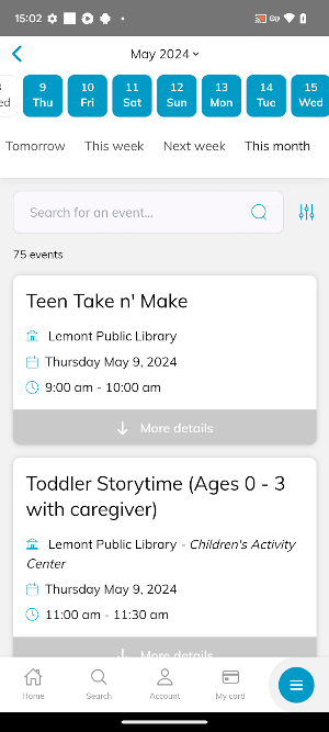 Lemont Public Library Screenshot 3