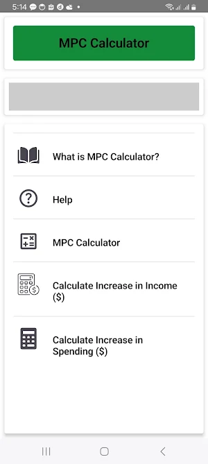 MPC Calculator Screenshot 0