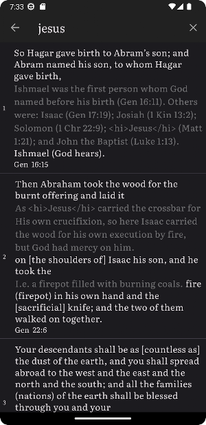 Amplified Bible & Commentary Screenshot 3