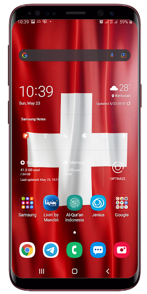 Swiss Flag Live Wallpaper Screenshot 2