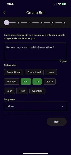 Hadish Social Assistant Screenshot 2