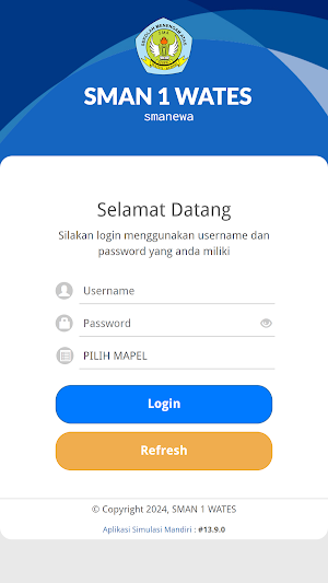Exam SMAN 1 Wates Kediri Screenshot 0