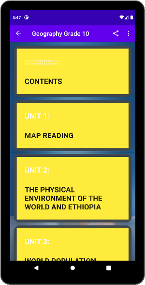 Geography Grade 10 Screenshot 0