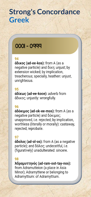 Strongs Concordance Dictionary Screenshot 2