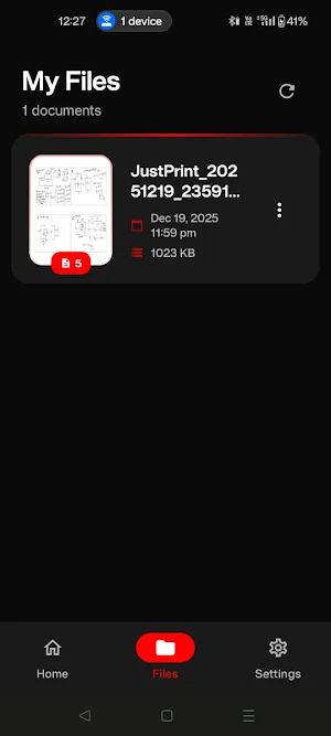 JustPrint - Printable Notes Screenshot 2