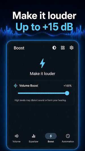 Volume Booster & Sound Control Screenshot 3