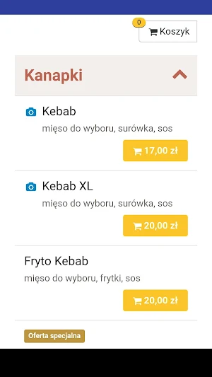 Imbir Kebab & Pizza Screenshot 1