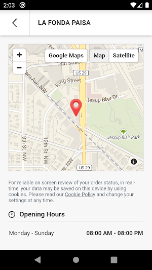 La Fonda Paisa Silver Spring Screenshot 3