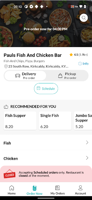 Pauls Fish And Chicken Bar Screenshot 2
