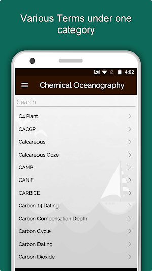 Oceanography Dictionary : Oceanology Study Offline Screenshot 2