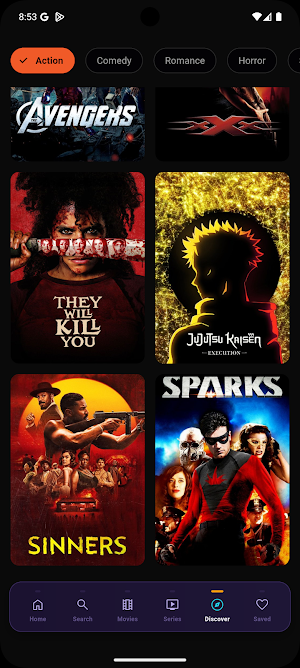 CineGo: TV, Filmes e Séries Screenshot 1