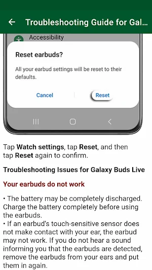 Galaxy Buds Live Setup Guide Screenshot 3