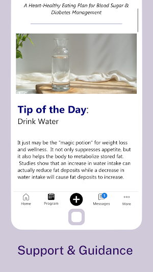 JHWC Weight Management App Screenshot 1