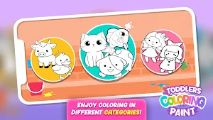 Toddlers Coloring Games Paint Screenshot 1