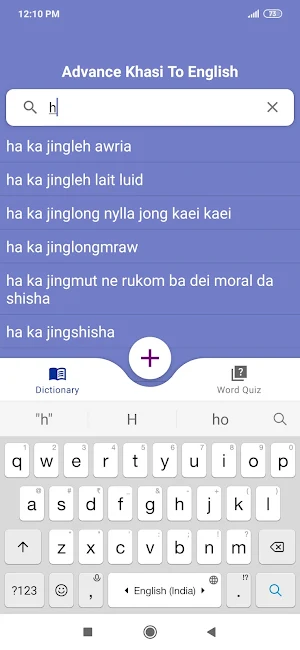 Advance Khasi To English Screenshot 0