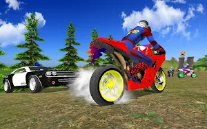 Motorbike Stunt Super Hero Simulator Screenshot 3