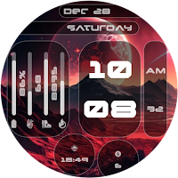 Red Planet Sci-Fi Watch Face