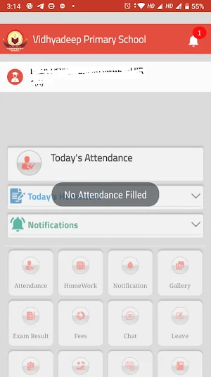 Vidhyadeep Parents App, Surat Screenshot 1