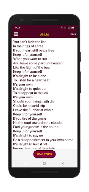 Pearl Jam Lyrics & Wallpapers Screenshot 3