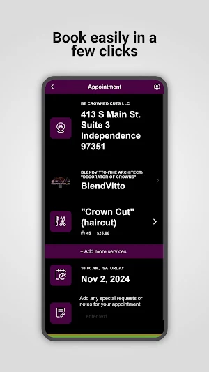 Be Crowned Cuts Hair Studio Screenshot 2