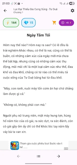 Novelix - Mê Truyện Chữ Screenshot 2