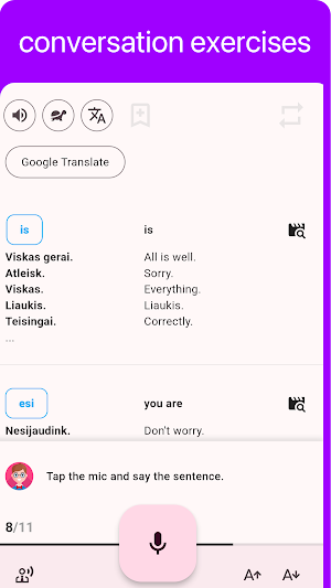 Lithuanian -Listening Speaking Screenshot 3