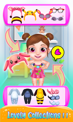 Baby Girl Caring - Animal Costumes Screenshot 2