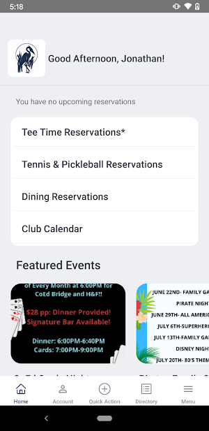DeBordieu Club Screenshot 1