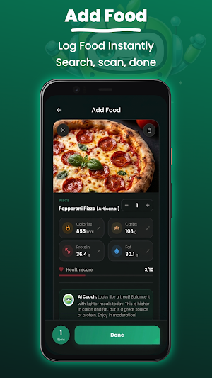 ZapCal AI: Smart Calorie Coach Screenshot 1