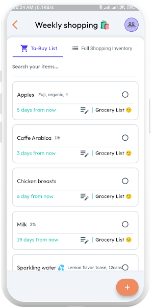 Shopping List Genius Screenshot 1