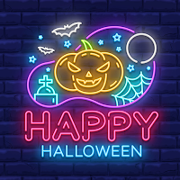 Neon Halloween Theme +HOME