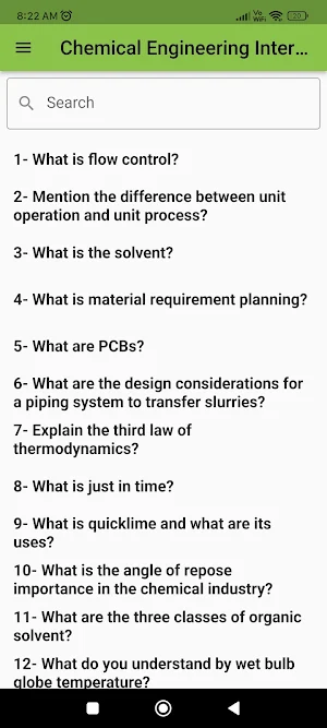 Chemical Engineering Screenshot 0