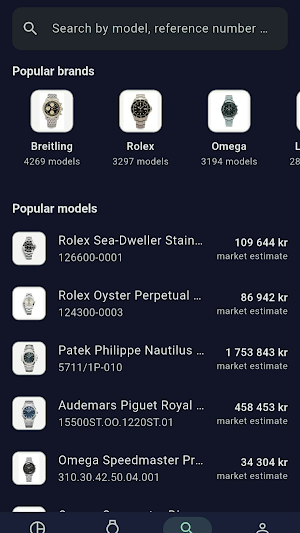 Watch Portfolio: Value Tracker Screenshot 2