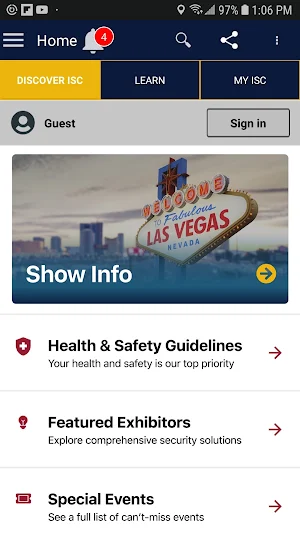 ISC Events Screenshot 0