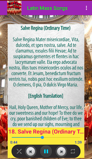 Latin Catholic Mass Songs | Lyric + Ringtone Screenshot 2