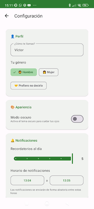 Días sin Fumar, Crea un hábito Screenshot 0