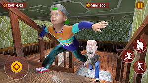 Scary Neighbor Escape Games 3D Screenshot 1