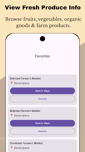 Farmers Market Finder Screenshot 2
