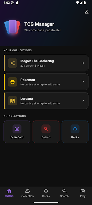 TCG Card Manager Screenshot 3
